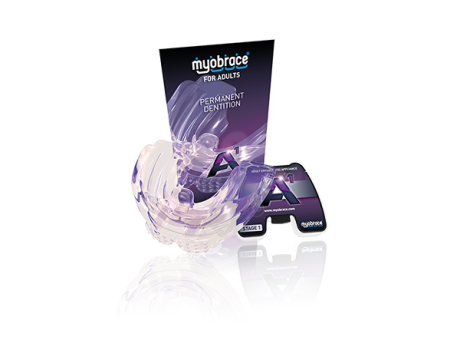MA1Lp Myobrace для взрослых Этап 1 Коррекция вредных привычек. LARGE / Пурпурный (MRC)